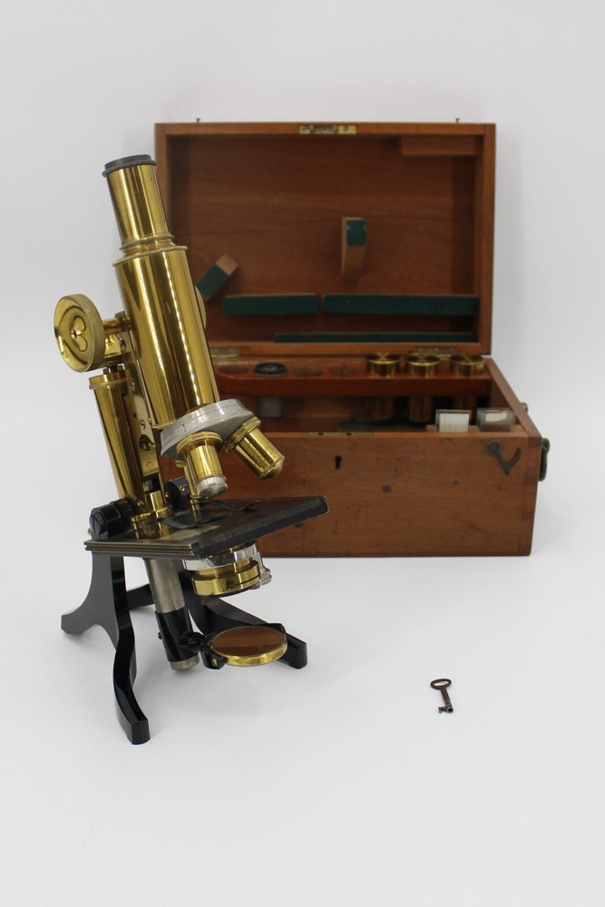 Col. E.V. Whitby’s Boxed Microscope by J.Swift & Son