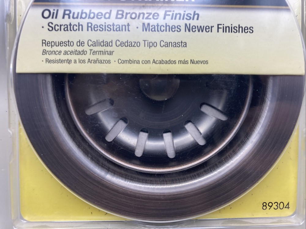 Danco 89304 Sink Strainer Assembly, Oil-Rubbed Bronze Scratch Resistant New