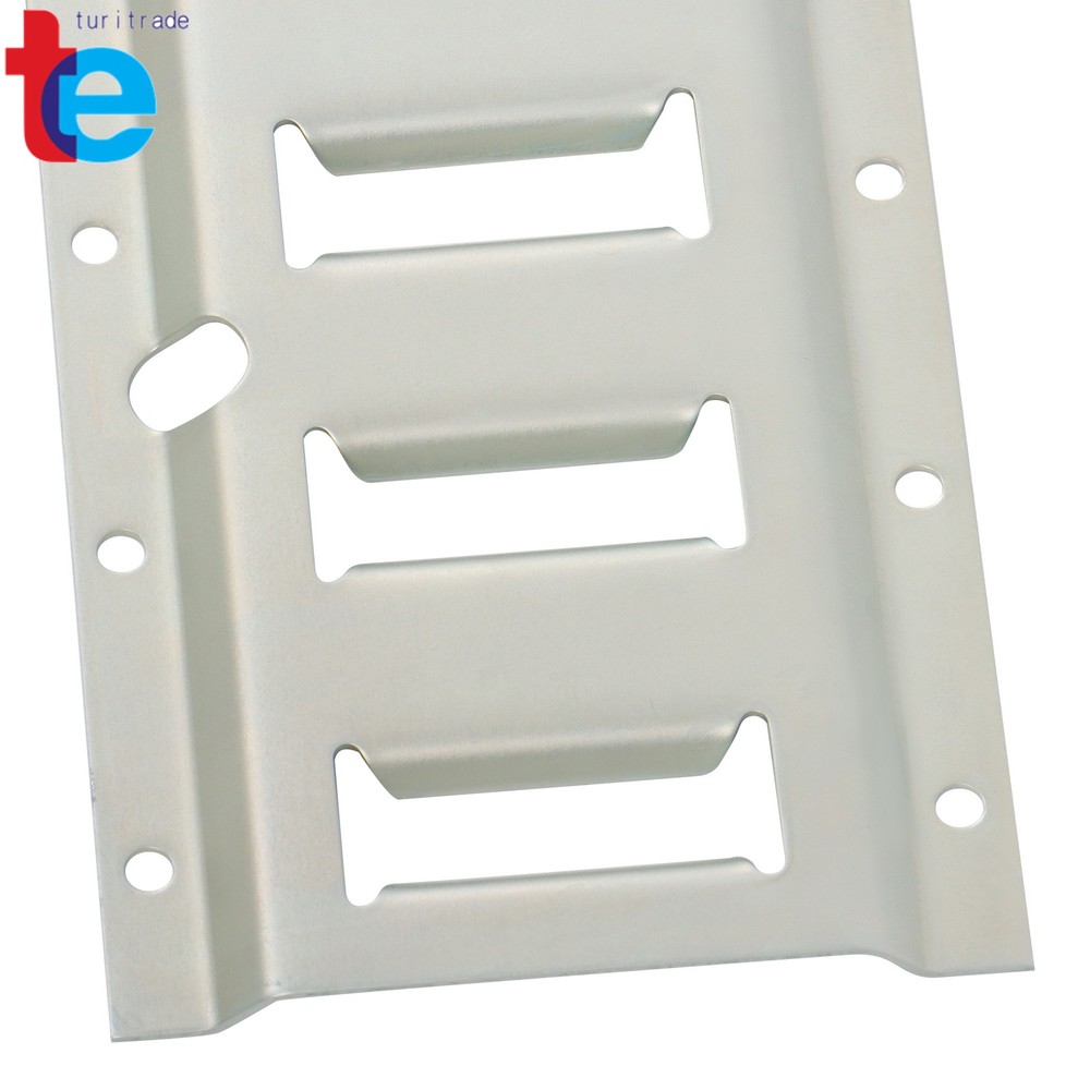 (4 Pack) 4' E Track Tie Down Rail Kit Galvanized Steel For Motorcycle Tie Downs