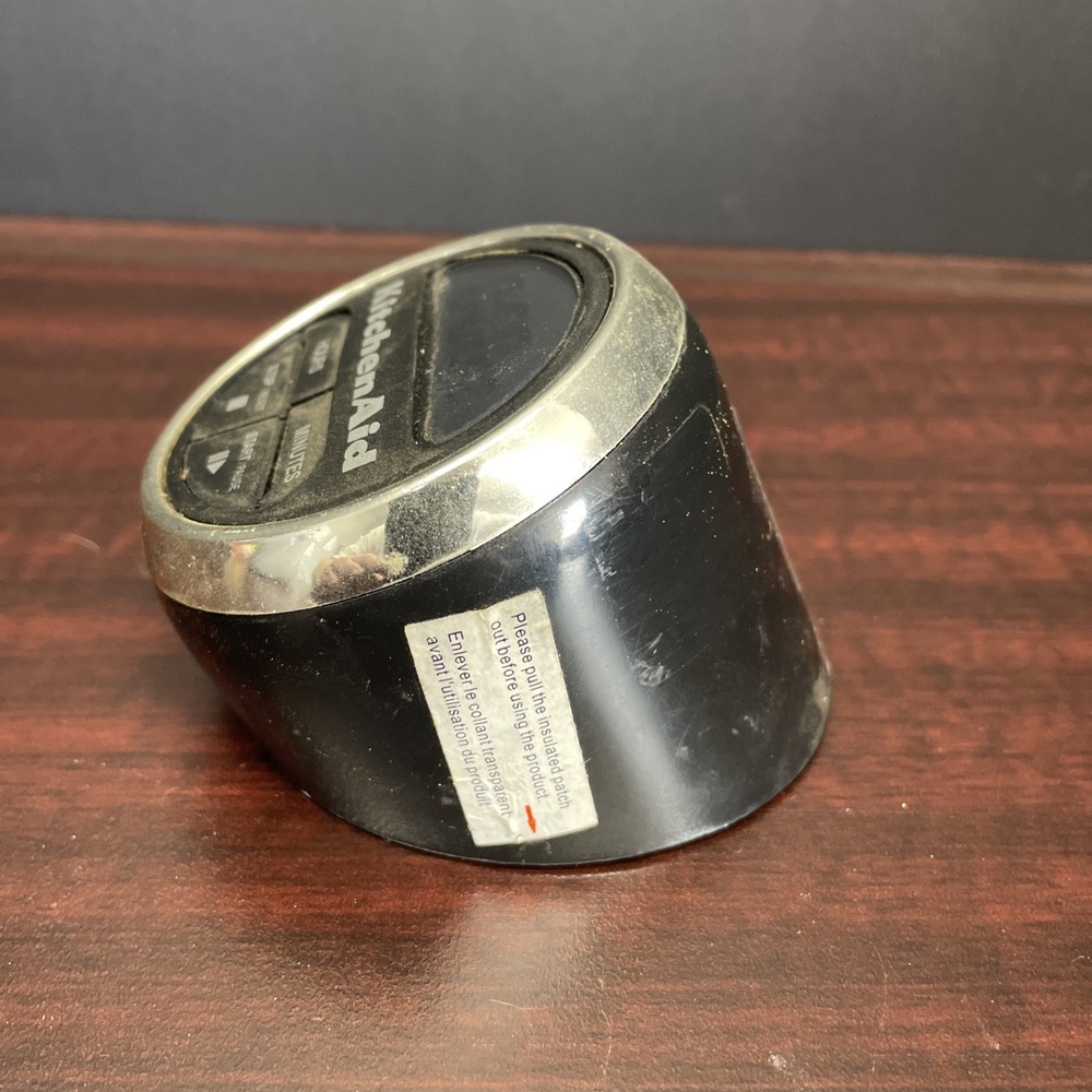 Kitchen Aid Digital Kitchen Timer Black & Chrome Cooks Series - Tested/Working