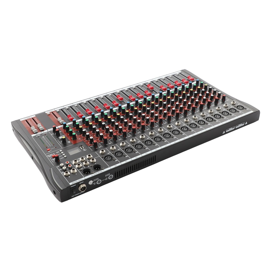 16 Channel Studio Audio Mixer Bluetooth USB Digital Sound Mixing Console Board