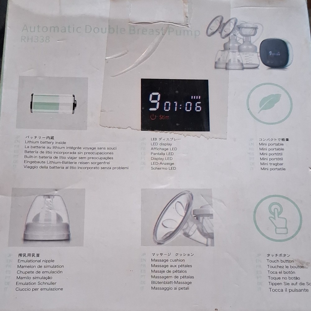 Auto.atjc Double Breast Pump Rh338