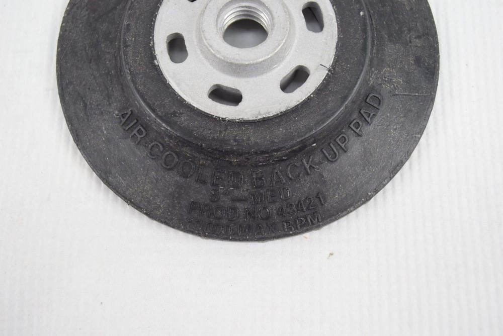 NORTON 43421 Air Cool Back Up Pad 5"-MED