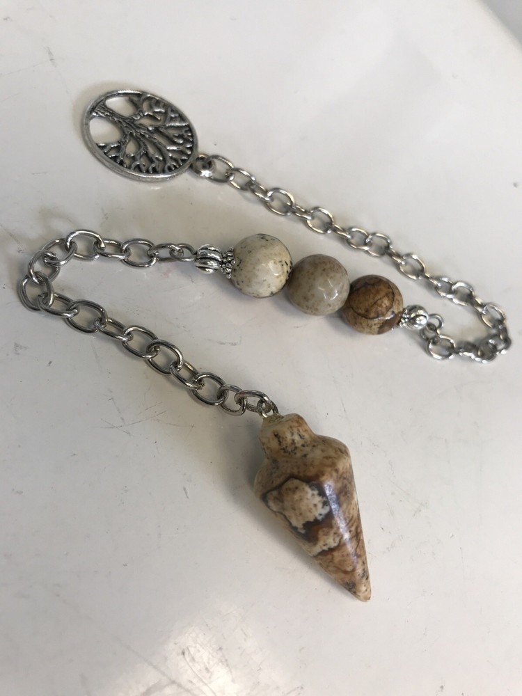 Picture Jasper Pendulum Spirit Communication Ghost Talk 567
