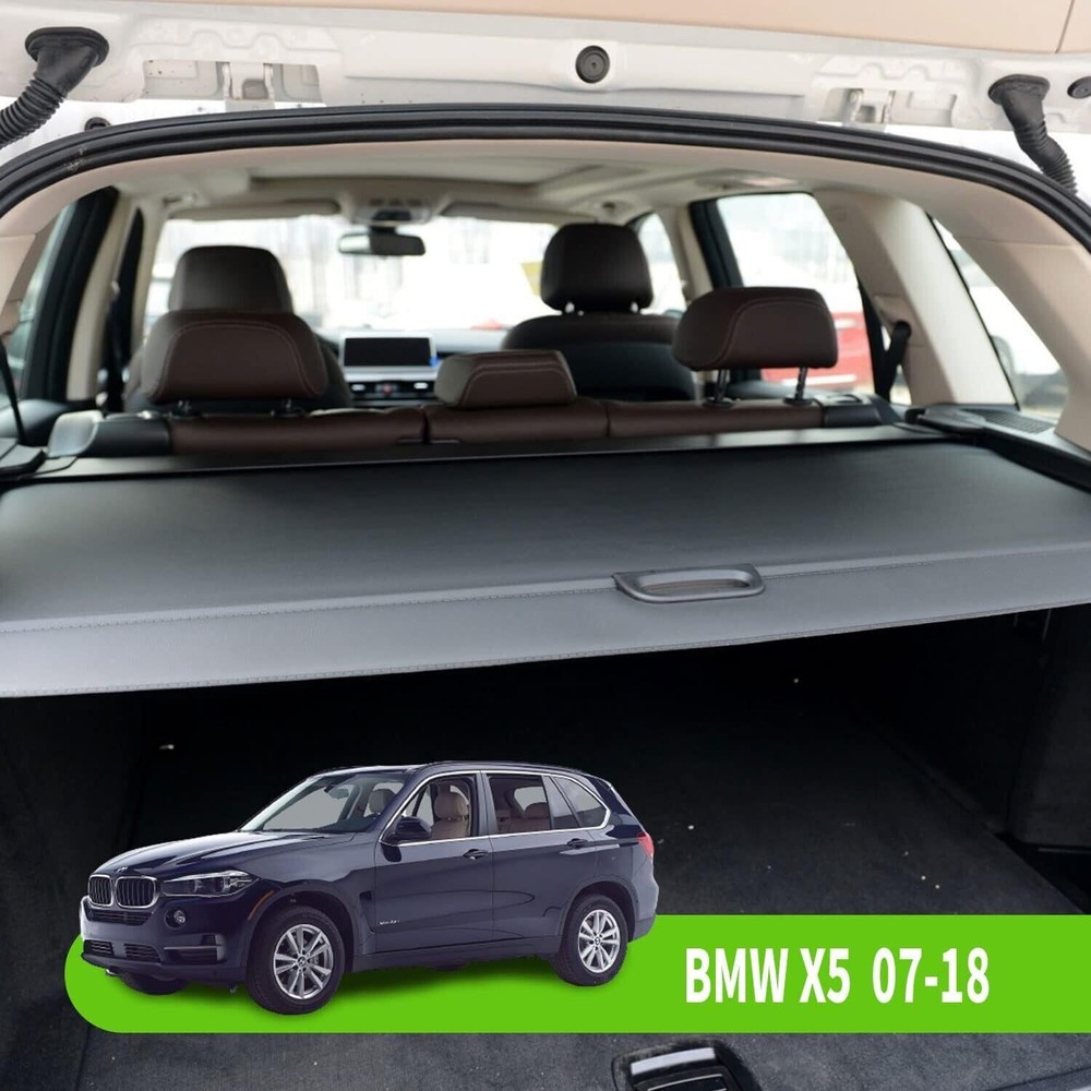 Retractable Cargo Cover for 2007-2017 2018 BMW X5 E70 Rear Trunk Security Shade