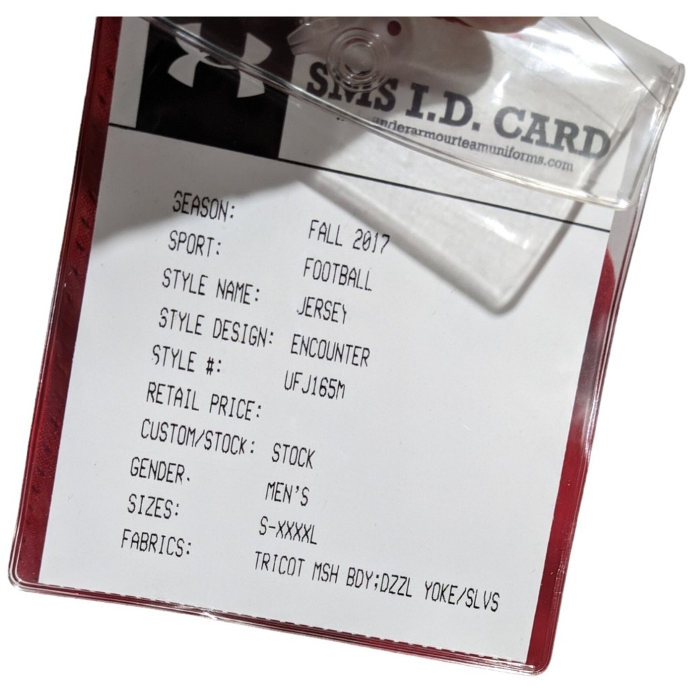 Central State Lacrosse Jersey Maroon Practice Tank Top Under Armour #20 Small