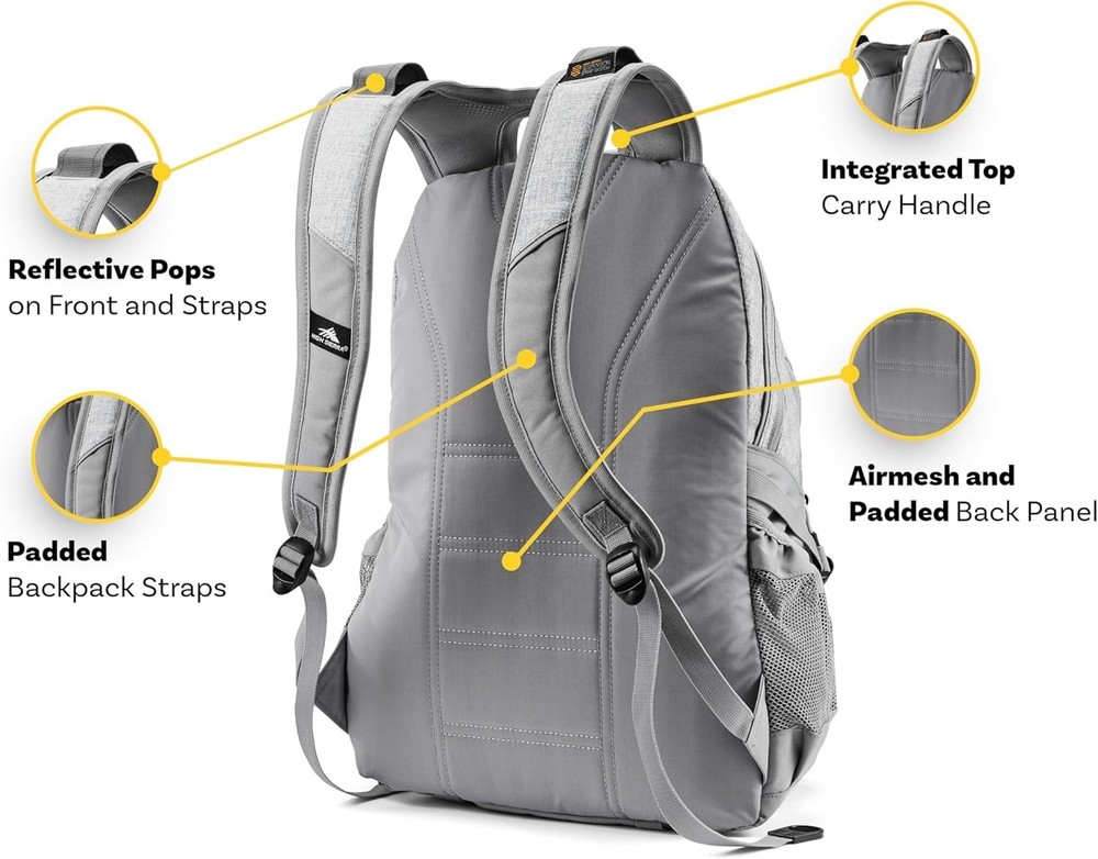 Versatile Loop Backpack with Tablet Sleeve - Stylish Black Work & Travel Bag