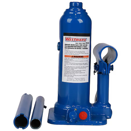 Westward 787La1 Bottle Jack, 2 Ton Lifting Capacity