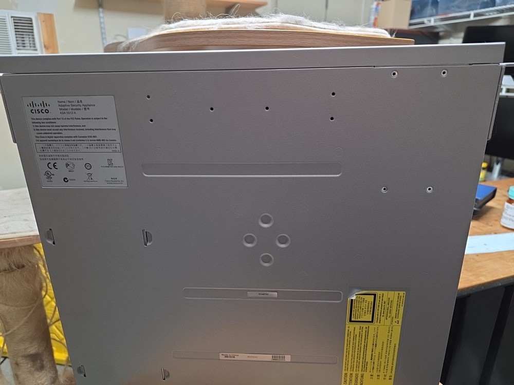 Cisco  ASA 5512-X Adaptive Security Appliance Firewall (Untested)