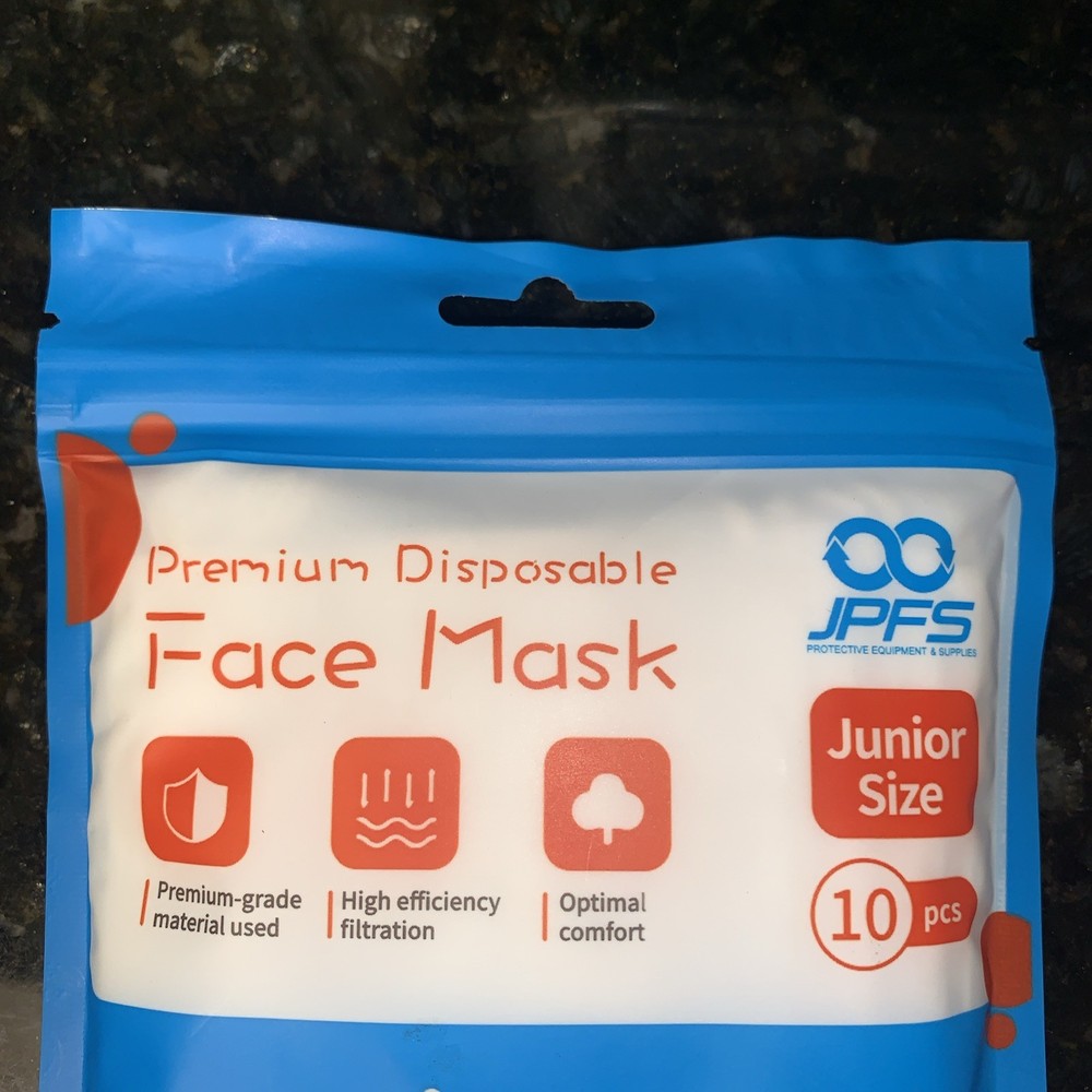 JPFS Premium Disposable Face Mask Junior Size 3 Packs (10pcs Each)
