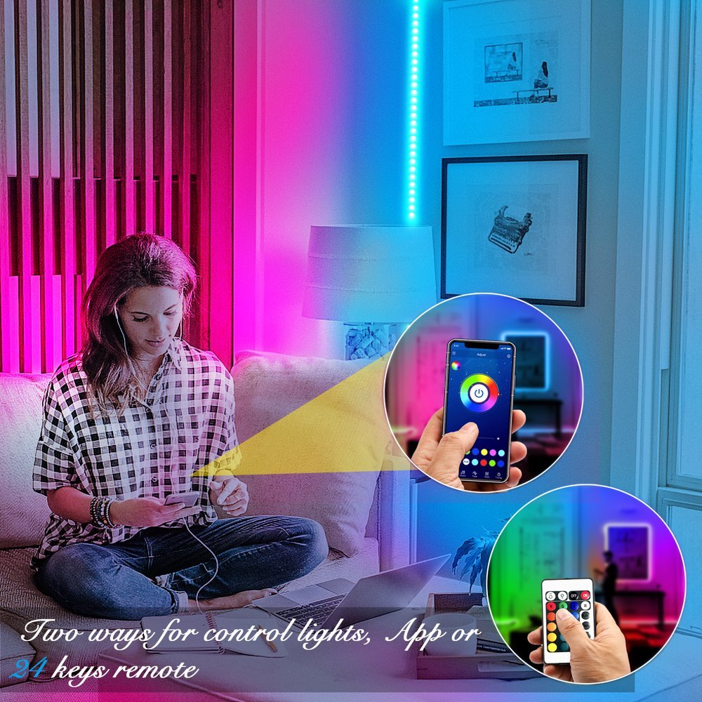 Led Strip Lights,100Ft Light Strips with App Control Remote