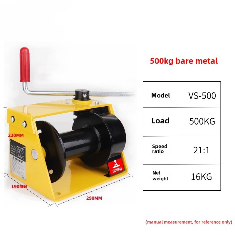 Hand Winch Bi-directional Self-locking Self-braking Manual Winch Hand Winch
