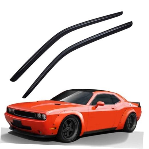 Extra Durable Outside-Mount Auto Vent Window Visor, Fits 2008-2023 Dodge