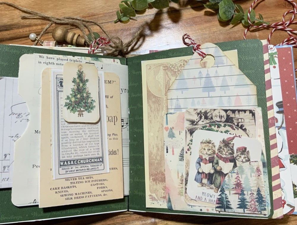 Christmas Handmade Junk Journal