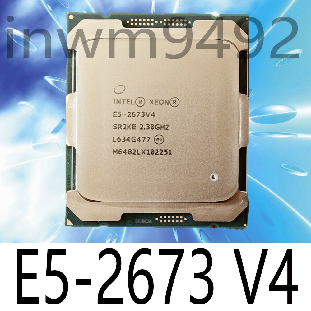 Intel Xeon E5-2673 V4 SR2KE 2.30GHz 20-Core 50MB LGA2011-3 Server CPU Processor