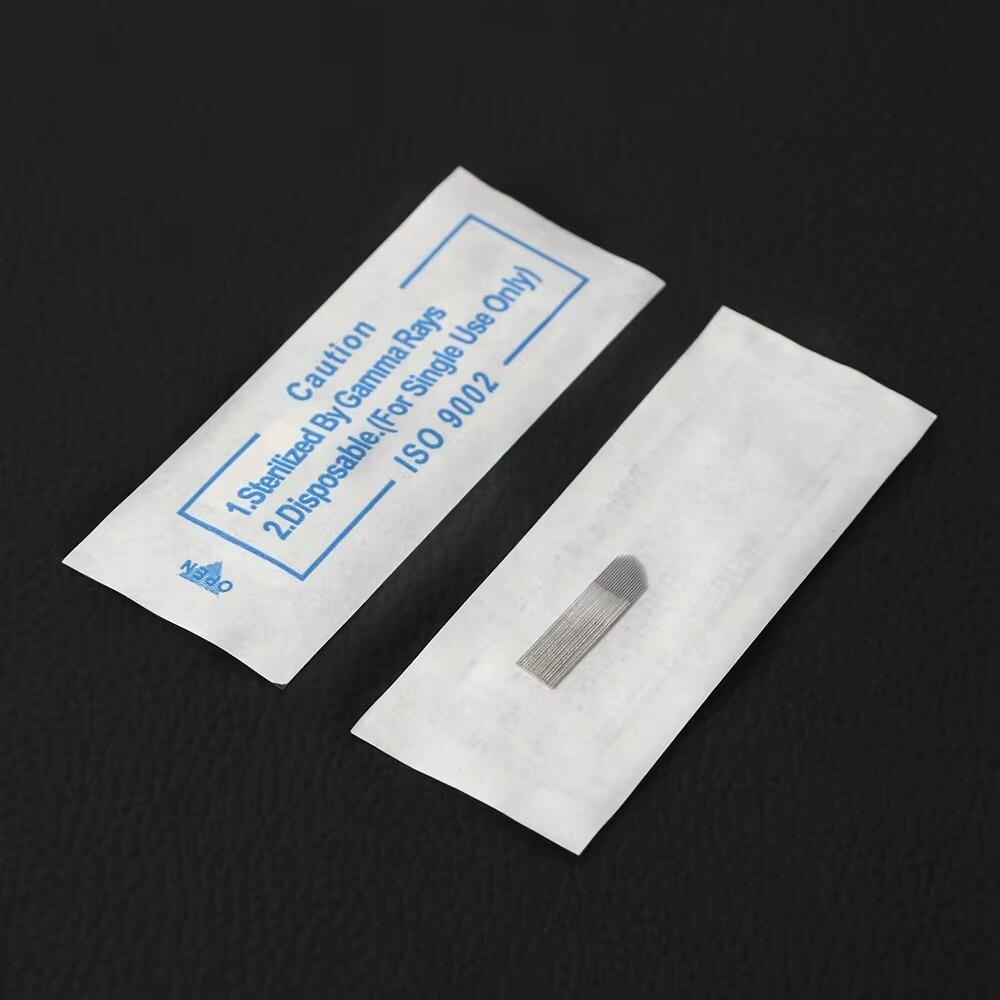 Chamfer Blade 18Pin Permanent Makeup Eyebrow Tatoo Blade Microblading Needles