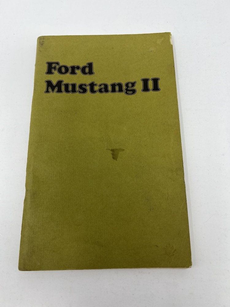1974 Ford Mustang II Owners Manual OEM Complete Set