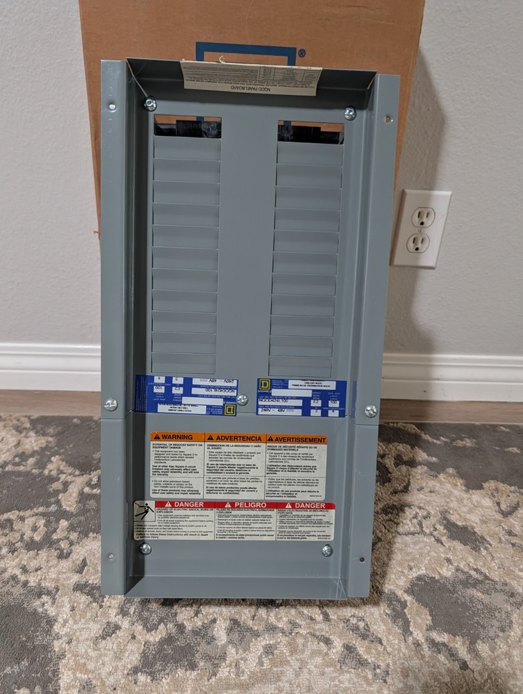 Square D Breaker Panel Board NQOD424L100CU