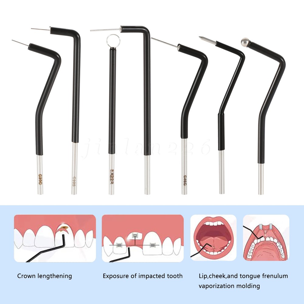 7 PCS SET ES-20 Electrosurgery Electrode Tips