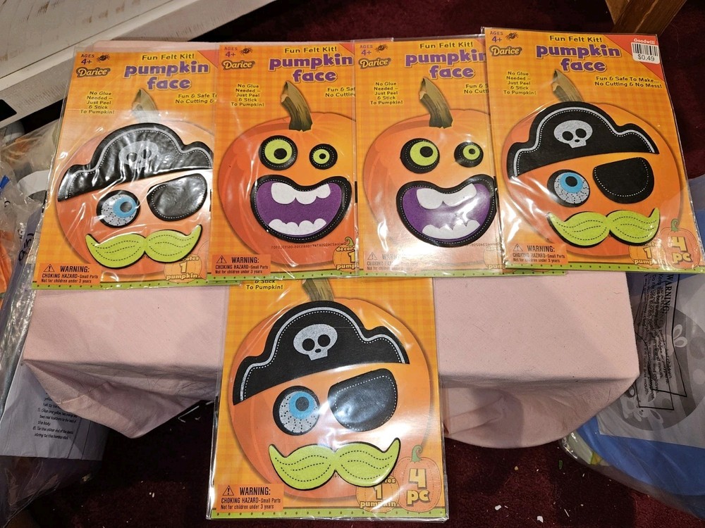 5 Fun Felt Pumpkin Face