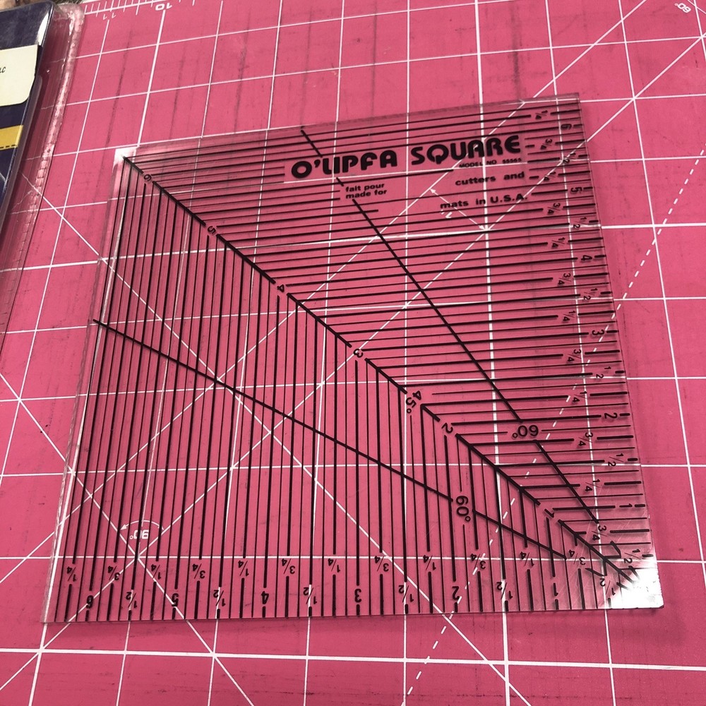 O’Lipfa Square Quilting Ruler 6.5”