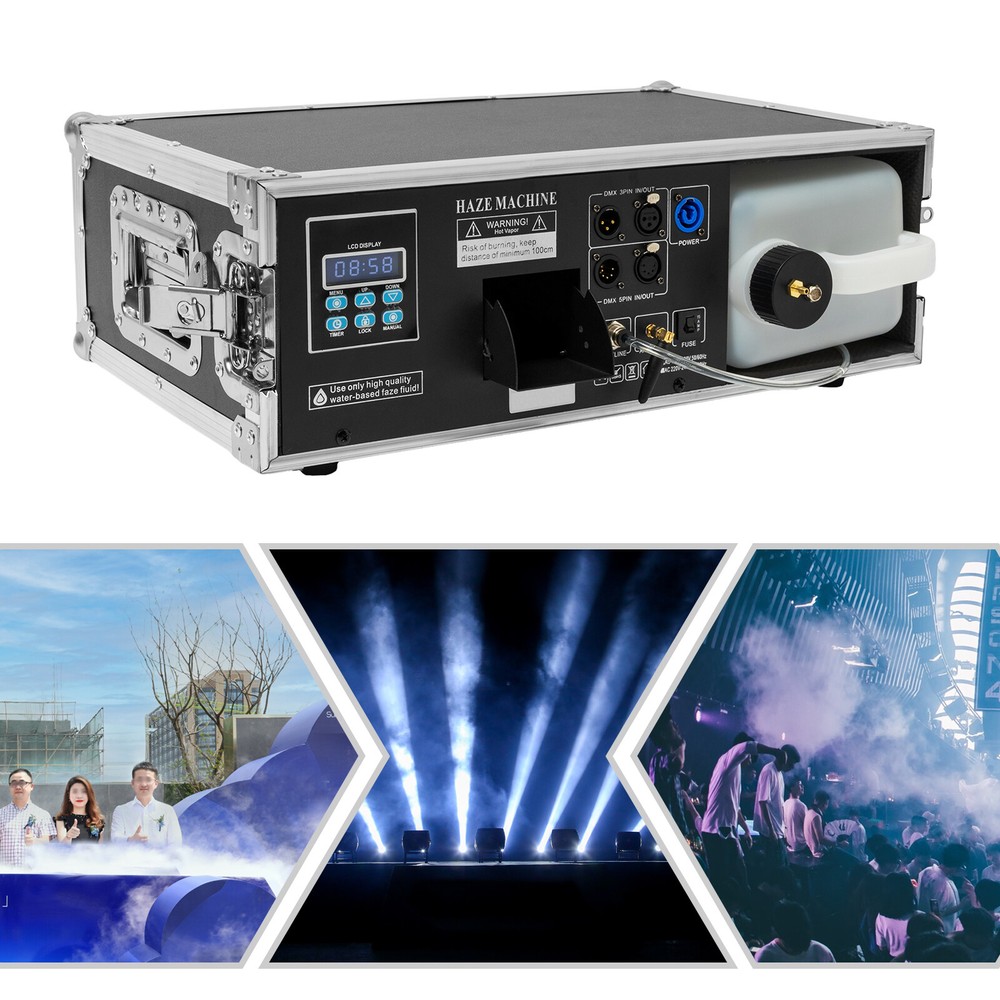 Stage Mist Haze Machine 3.5L with Flight Case Package Stage Effect Hazer 1500W