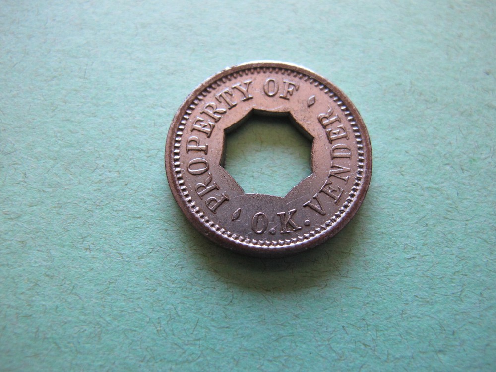 Amusement OK Vendor Token Coin