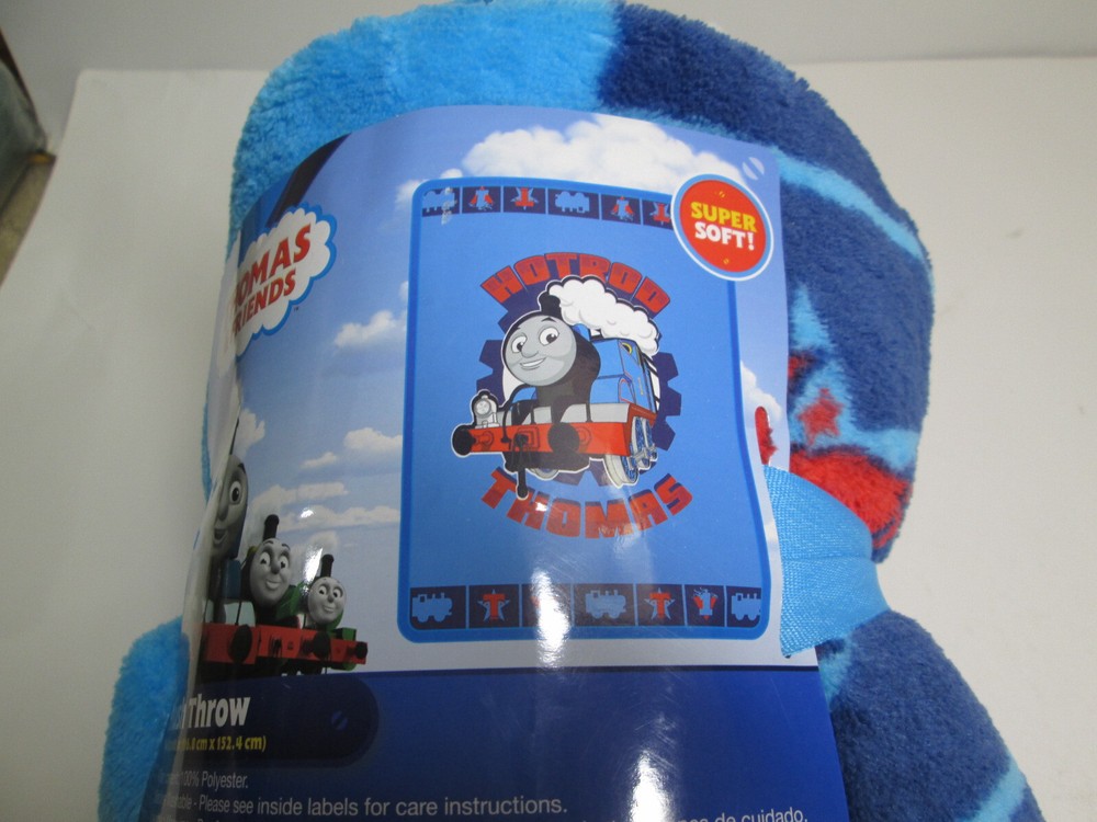 New Thomas & Friends Plush Throw Hotroo Thomas 46"x60"