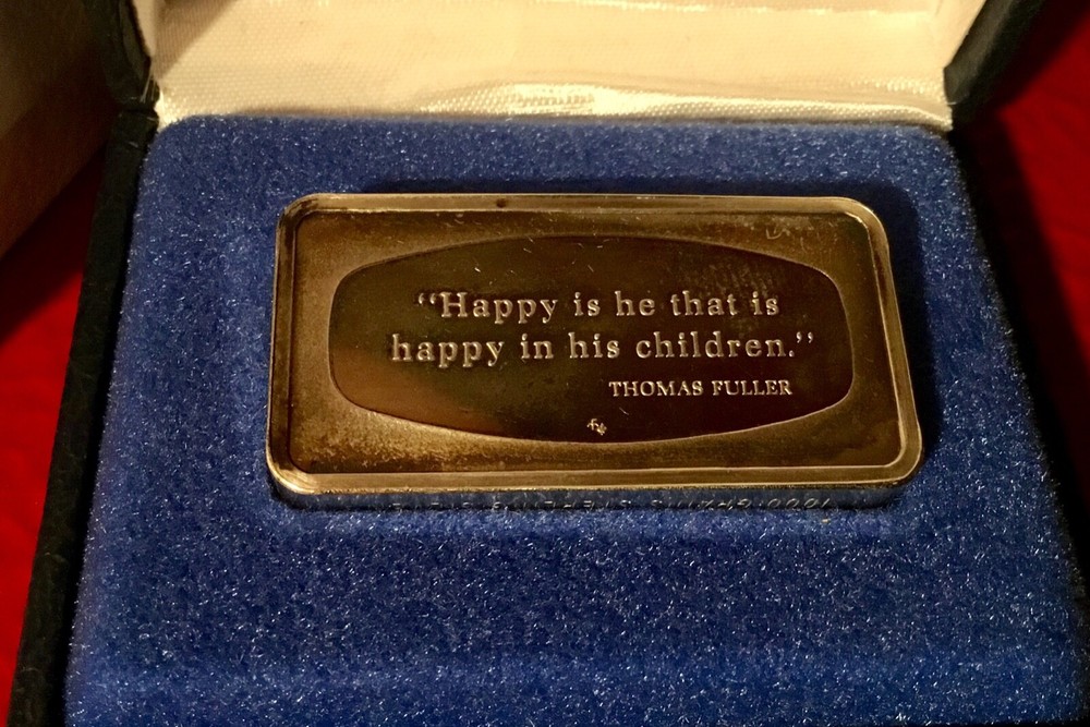 Happy Father’s Day Gift - Franklin Mint Silver Bar