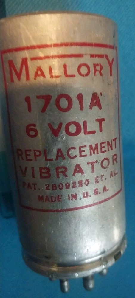 MALLORY VIBRATOR 7 PIN - 1701A 6 Volt (11)