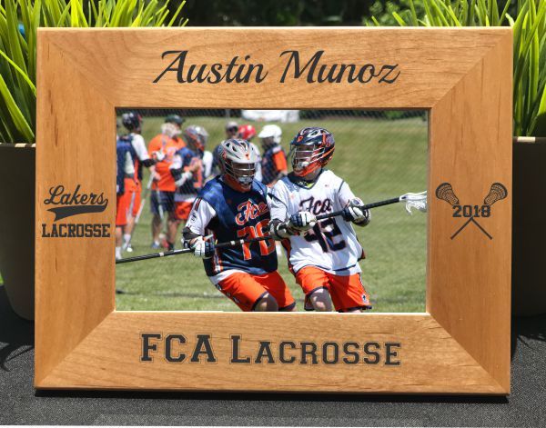 Personalized Engraved // Lacrosse // Picture Frame