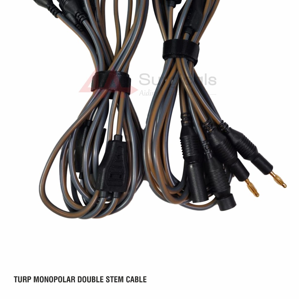 4A MONOPOLAR TURP HIGH FREQUENCY DOUBLE STEM CABLE