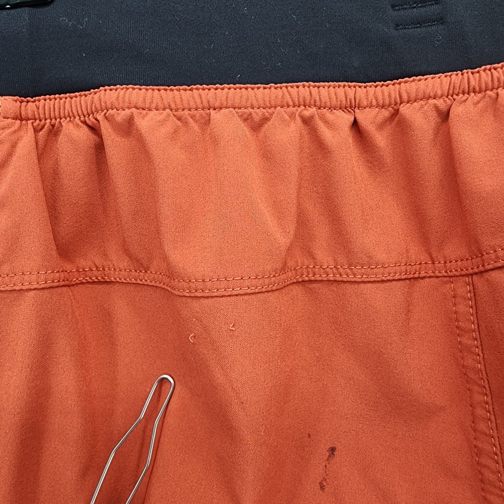 Lululemon Shorts Mens Medium Orange Drawstring Activewear