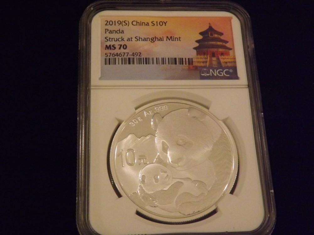 2019    10 Yn             PANDA            NGC  MS 70
