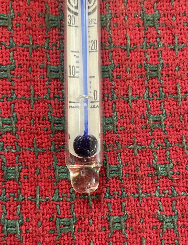 Vintage Advertising Thermometer Powers Regulator Co. Working