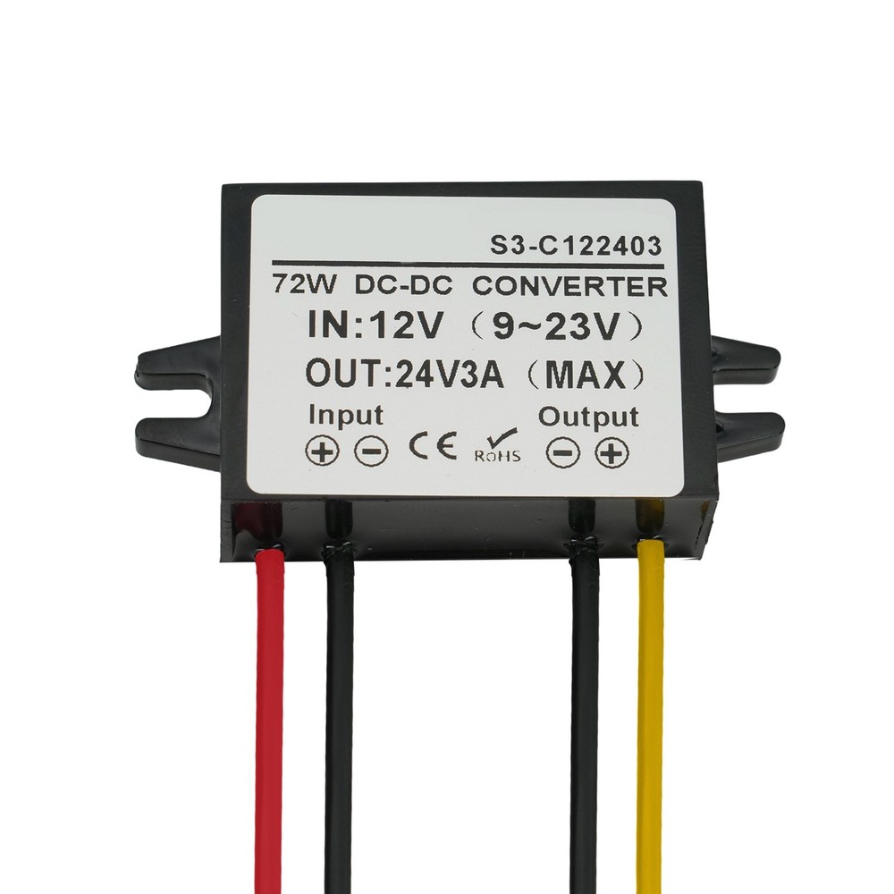 Casing Material: Plastic Input Voltage: 9-23V DC Rated Output Current: 3A