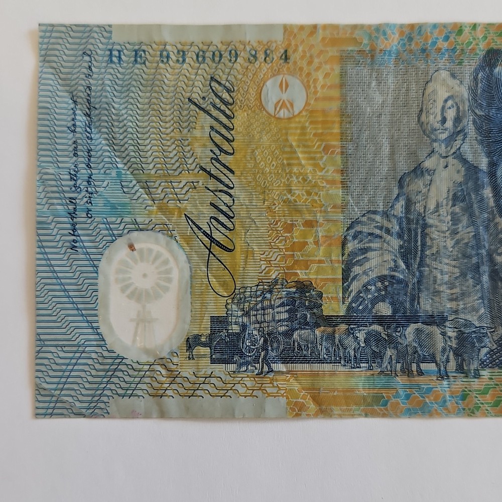 Australia $10 Polymer Banknote RE 3609884 Circulated