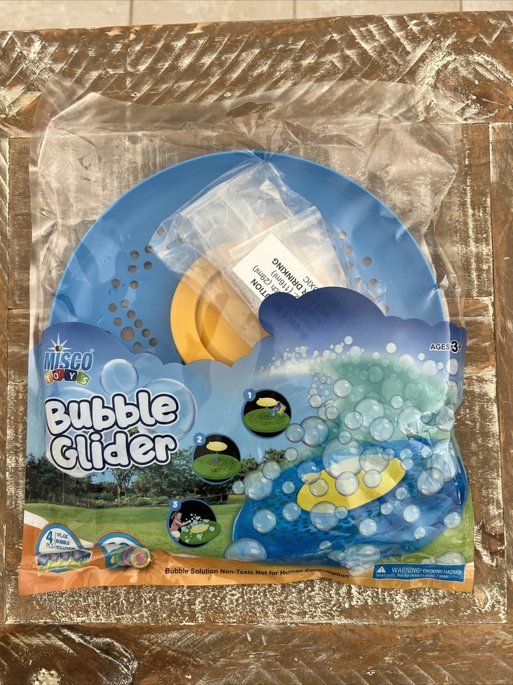 Bubble Flying Disc Glider Blue