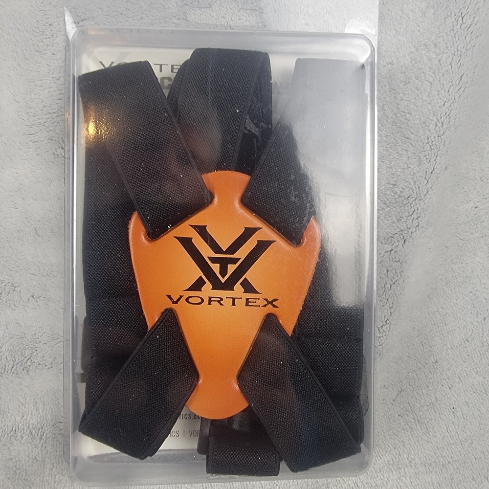 Vortex Binocular Harness Strap Open Box Black Strap with Tan Strap Holder