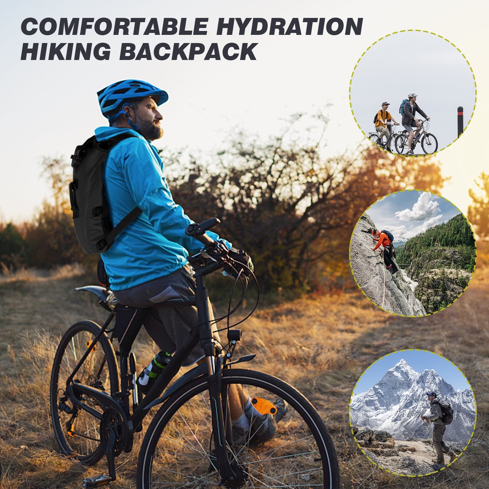 3L Water Bladder Backpack Tactical Hydration Pack Lightweight Water Storage Bag