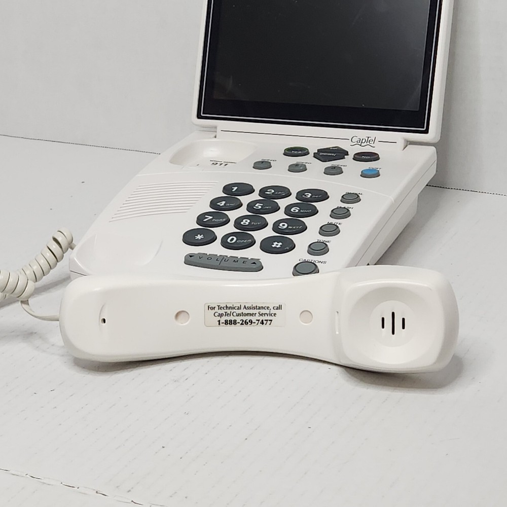 Ultratec CapTel 840 Telephone Extra Large Captioning Screen TESTED