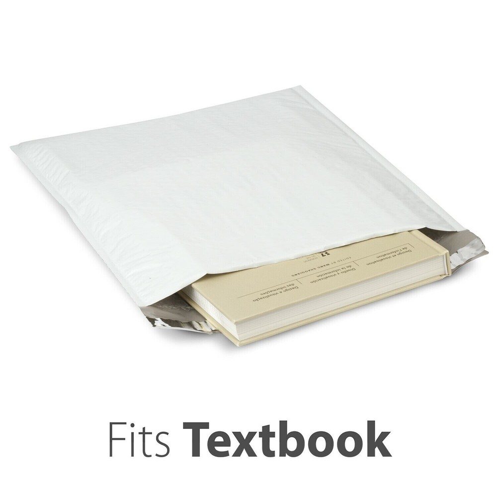 Fosmon [15 PACK] 12.5 x 16" (12 x 15" Usable size) Soft Shell Poly Bubble Mailer