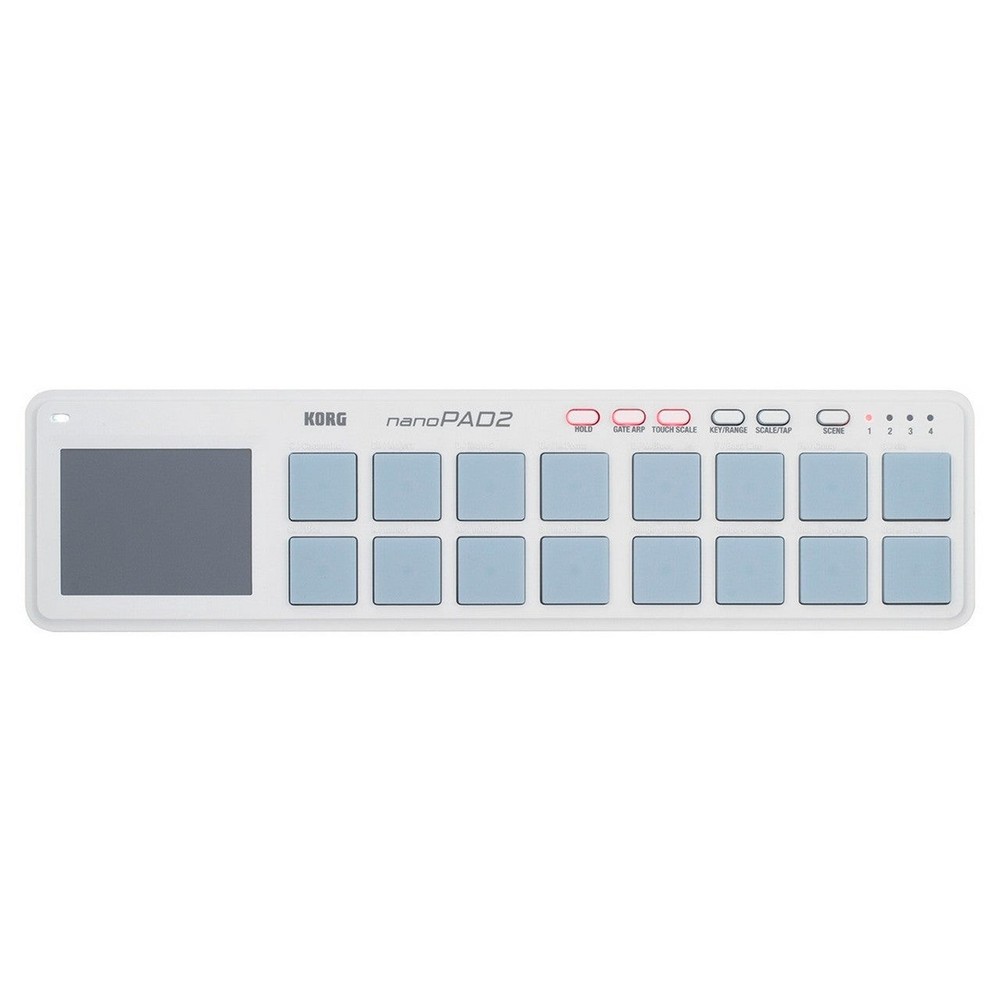 Korg nanoPAD2 | Slim Line USB Pad Controller White
