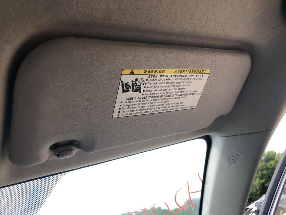 Passenger Right Sun Visor Fits 09-13 COROLLA 954620