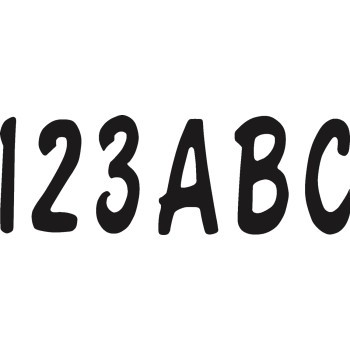 I.D. Sticker Kit - 200 Series - Black
