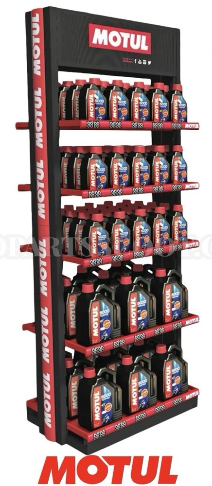 Rack Display Motul Oil