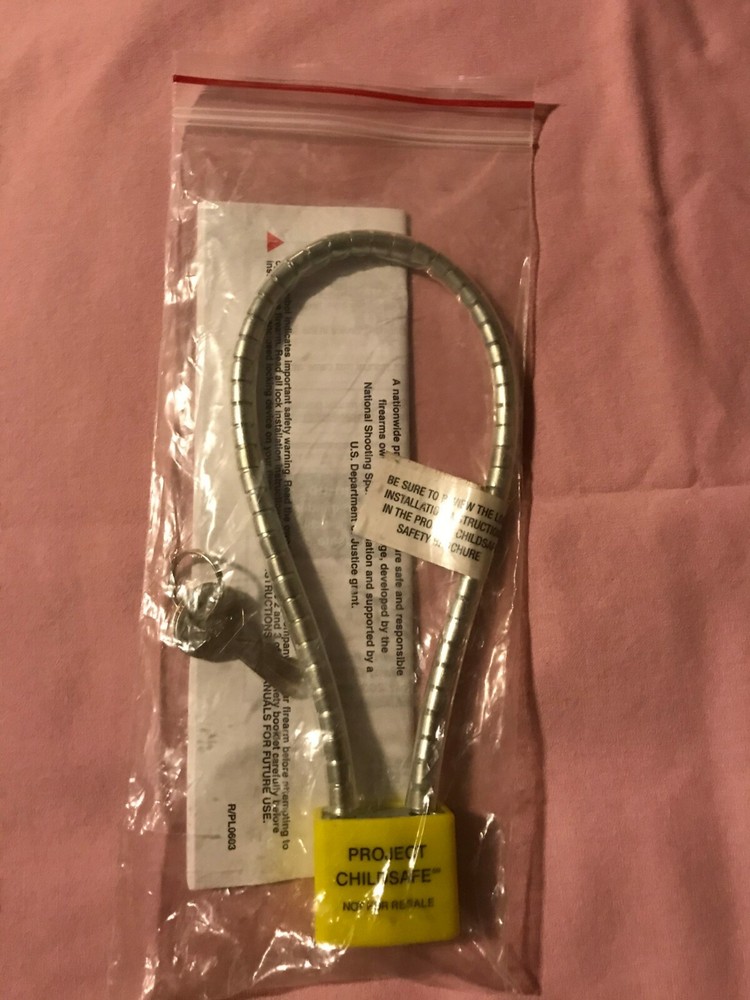 NEW ~ Armored Cable Gun Lock .