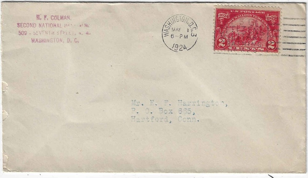 FDC   # 615  --   2c  Huguenot Walloon issue