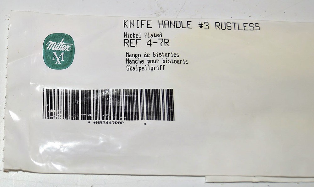 Miltex Scalpel Handle #3 Rustless 4-7R Nickel Plated