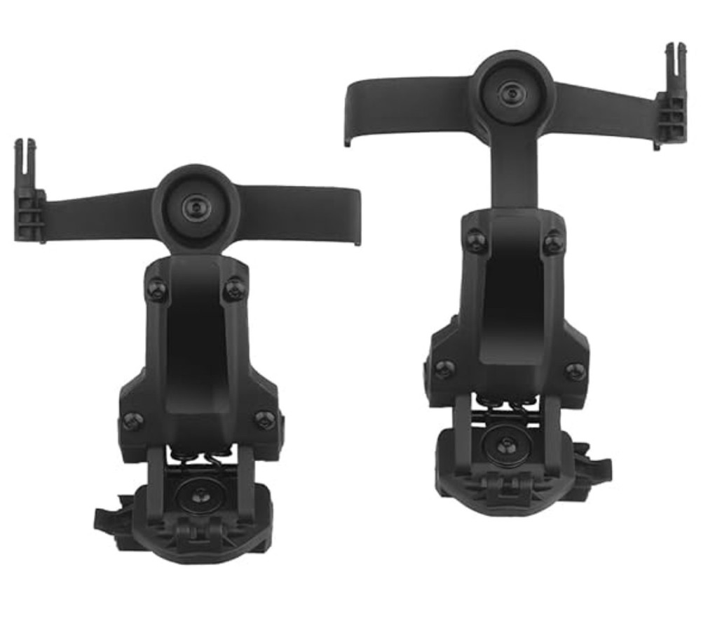 Tactical Helmet Rail Headset Adapter Black